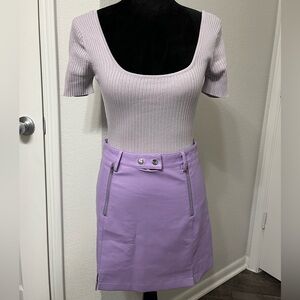 Lavender Outfit bodysuit and skirt